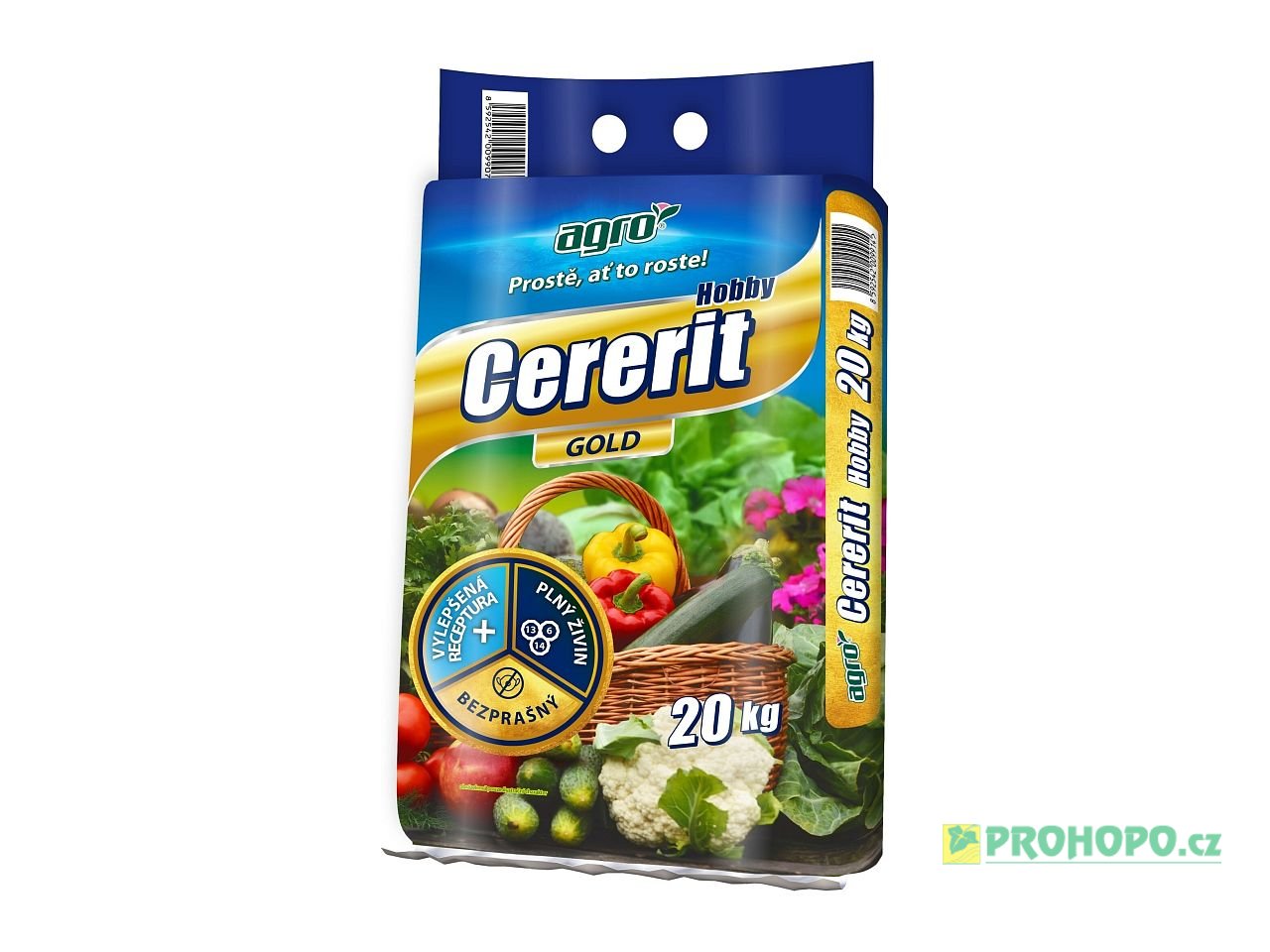 AGRO Cererit Hobby Gold 20kg - k výživě ovoce, zeleniny a okrasných rostlin s obsahem železa