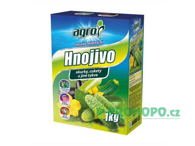 AGRO Hnojivo organo-minerální pro okurky a cukety 1kg
