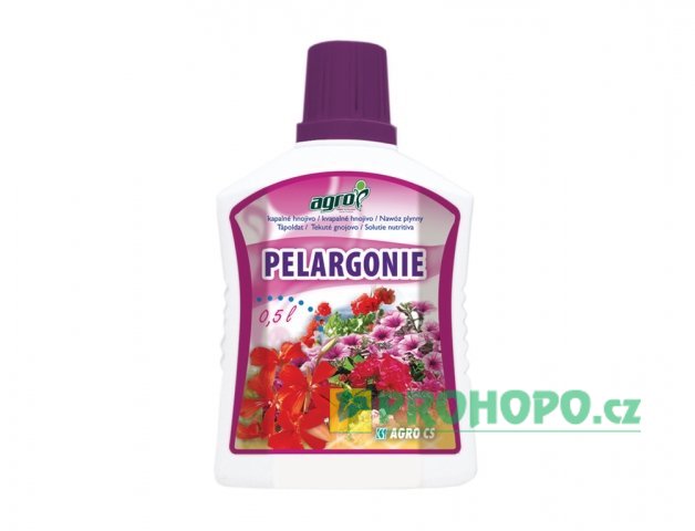 AGRO Kapalné hnojivo pro pelargonie a jiné balkónové rostliny 0,5l