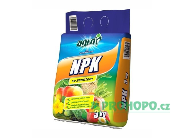 AGRO NPK 3kg se zeolitem 11-7-7