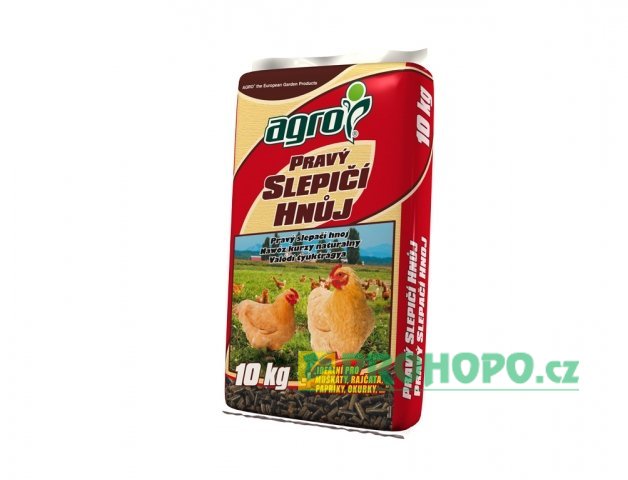 AGRO Slepičí hnůj pravý 10kg