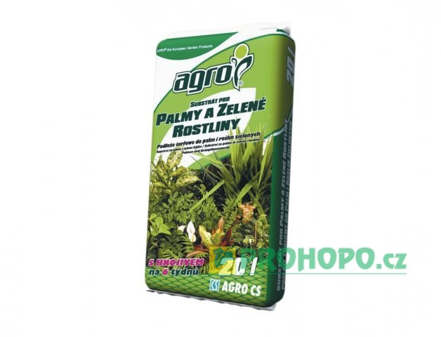 AGRO Substrát pro palmy a zelené rostliny 20l