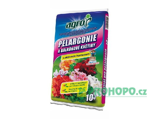 AGRO Substrát pro pelargonie 10l