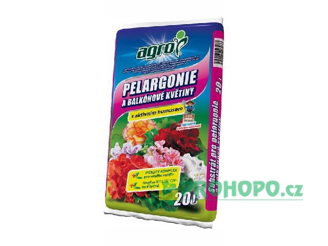 AGRO Substrát pro pelargonie 20l
