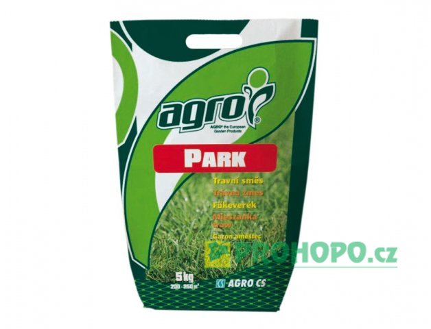 AGRO Travní směs park 5kg - směs pro mírně až středně zatěžované plochy