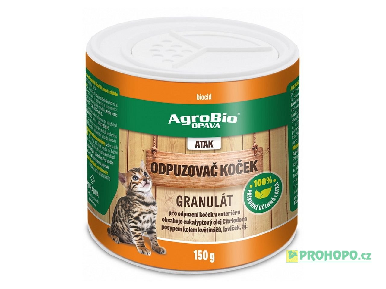 ATAK Odpuzovač koček 150g - granulát zamezující přístupu koček