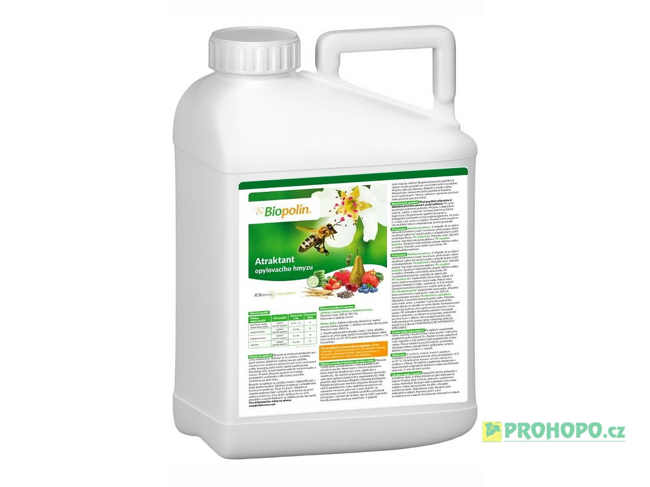 Biopolin 5l - k zvýšení atraktivity plodin pro opylovače