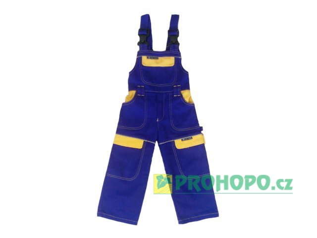 Dětské montérky Cool Trend Kids H8700/152 modrožluté - velikost 152