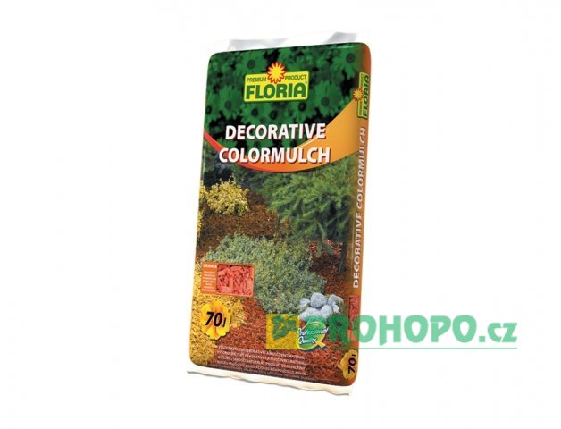 FLORIA Dekorační mulč 70l oranžový
