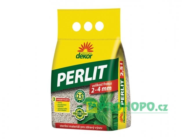 FORESTINA Dekor Perlit 2,5l (2-4mm) - sterilní materiál pro zdravý výsev