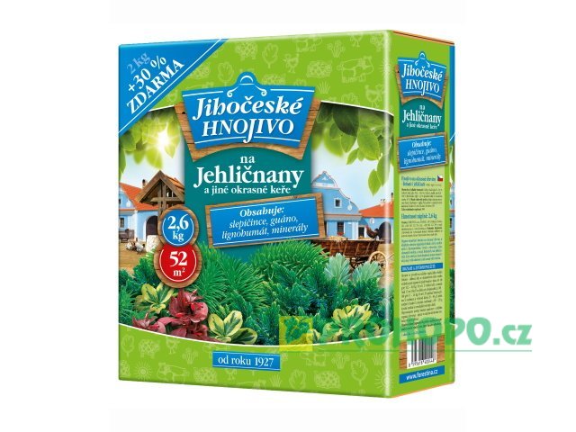 FORESTINA Jihočeské hnojivo na jehličnany na okrasné keře 2kg + 30% zdarma