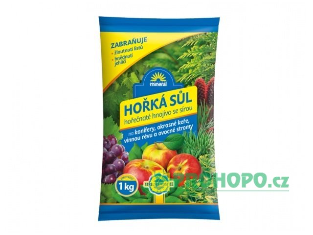 FORESTINA Mineral Hořká sůl  1kg - proti žloutnutí listů jehličí
