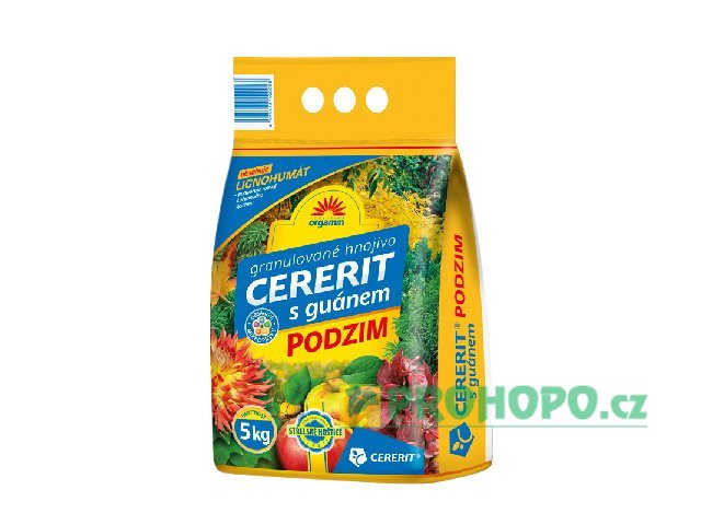 FORESTINA Orgamin Cererit s guánem PODZIM 5kg - pro přirozenou ochranu proti vymrzání rostlin