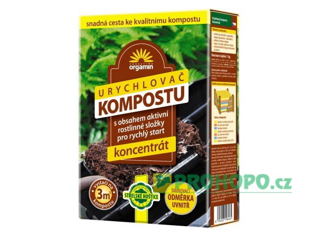 FORESTINA Orgamin Urychlovač kompostu koncentrát 1kg - snadná cesta ke kvalitnímu kompostu