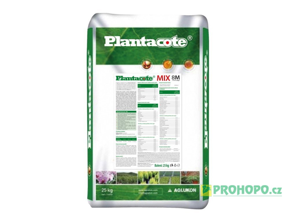 FORESTINA Plantacote Mix  8M 25kg - pro rostliny vyžadující bohaté počáteční uvolňování živin