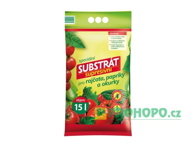 FORESTINA Profík Substrát supresivní pro rajčata, papriky a okurky 15l