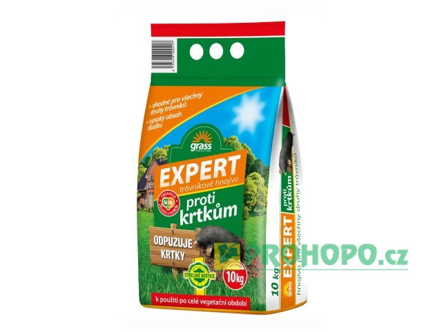 FORESTINA Trávníkové hnojivo Expert s odpuzujícím účinkem proti krtkům 10kg