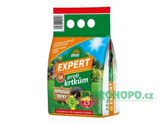 FORESTINA Trávníkové hnojivo Expert s odpuzujícím účinkem proti krtkům 2,5kg