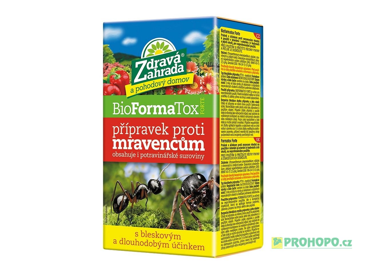 FORESTINA Zdravá zahrada - BioFormaTox Forte 200g - pro bleskovou biologickou likvidaci mravenců