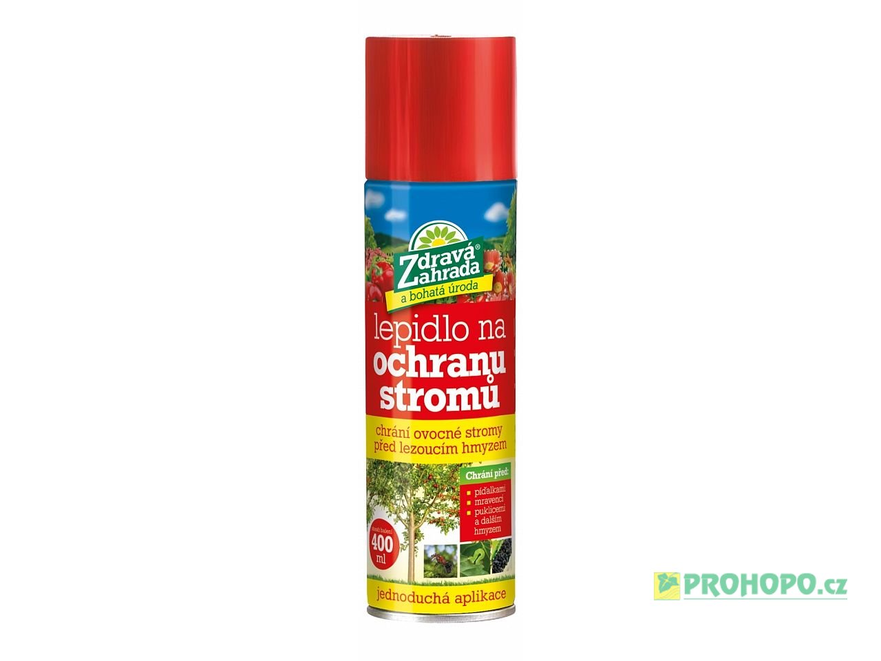 FORESTINA Zdravá zahrada Lepidlo na ochranu stromů ve spreji 400ml - k vytvoření 100% lepové bariéry