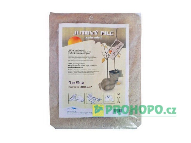 Jutový zahradní filc 1x3m - víceúčelový