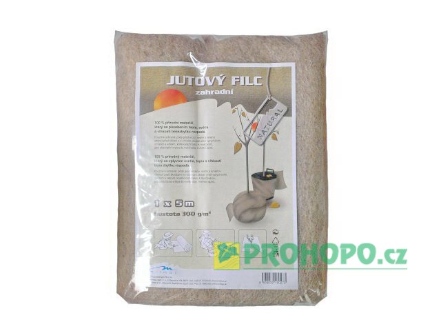 Jutový zahradní filc 1x5m - víceúčelový