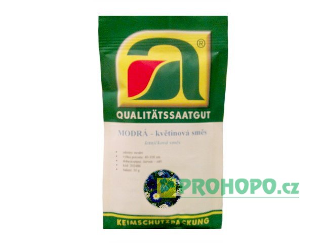 Letničková směs modrá 50g - květinový porost 40-100cm vysoký