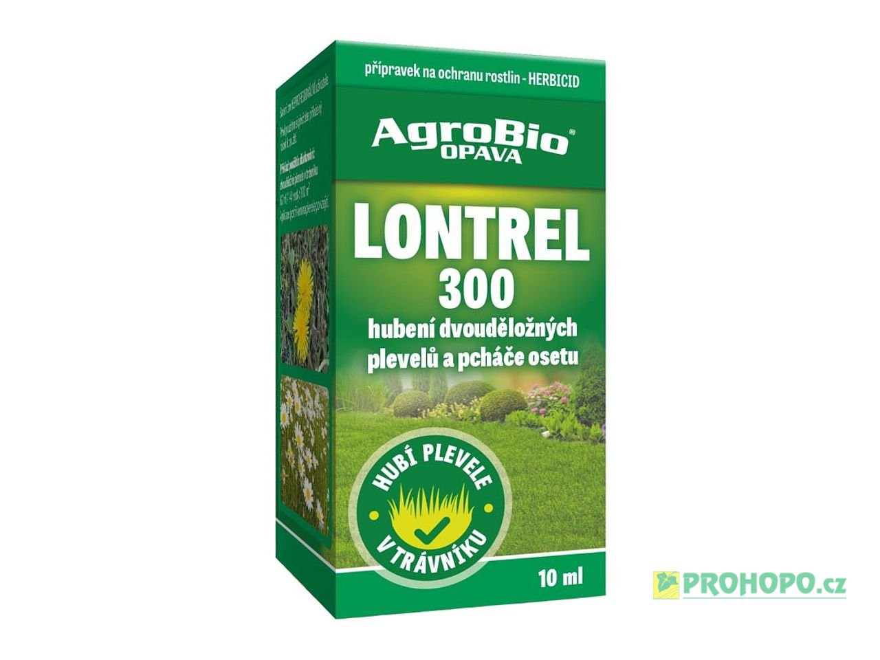 Lontrel 300 10ml - k hubení dvouděložných plevelů a pcháče osetu v trávníku
