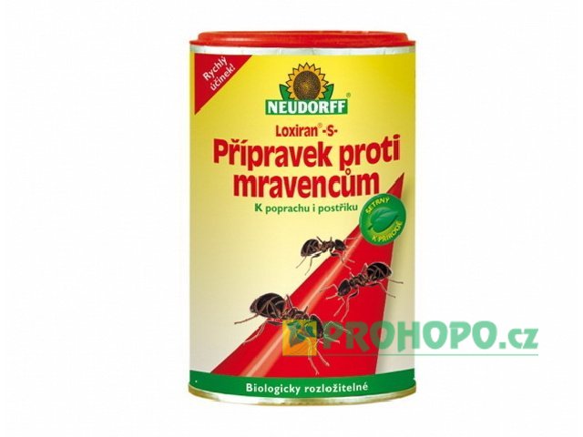 Loxiran S 100g - biologicky odbouratelný přípravek proti mravencům k poprachu i postřiku