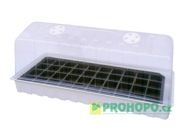MINIPA Miniskleník s ventilací 47x20x20cm včetně sadbové desky - 40 jamek