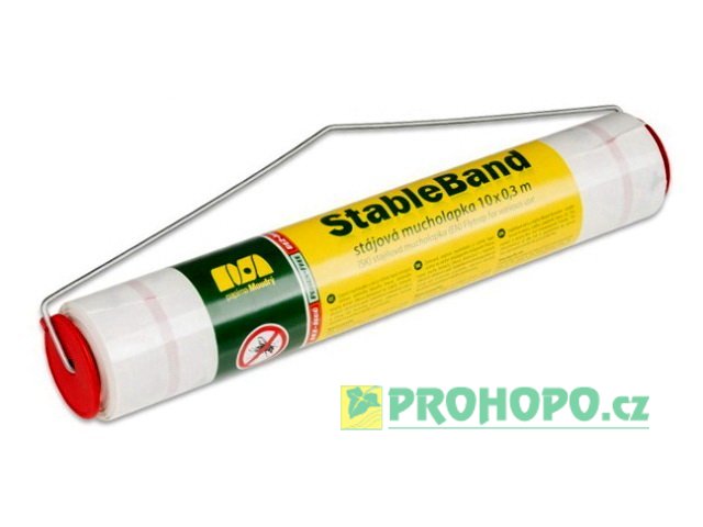 Mucholapka stájová StableBand 10x0,3m - k odchytu létajícího hmyzu ve stájích a chlévech