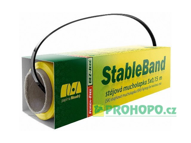 Mucholapka stájová StableBand mini 5x0,15m - k odchytu létajícího hmyzu ve stájích a chlévech