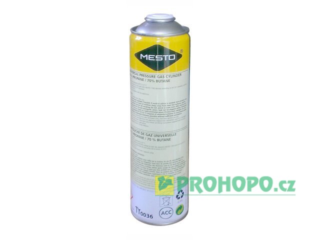 Náhradní kartuš MESTO 1765 s kapalným plynem (PB) 600ml