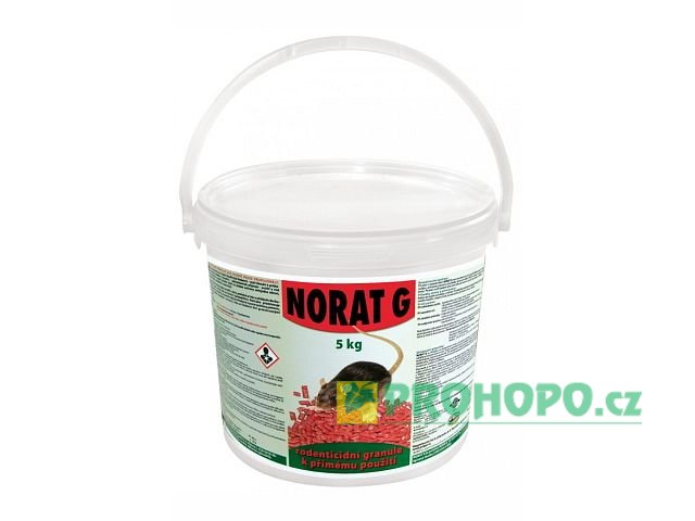 Norat 25 G 5kg profi - granulovaná deratizační nástraha do suchého prostředí