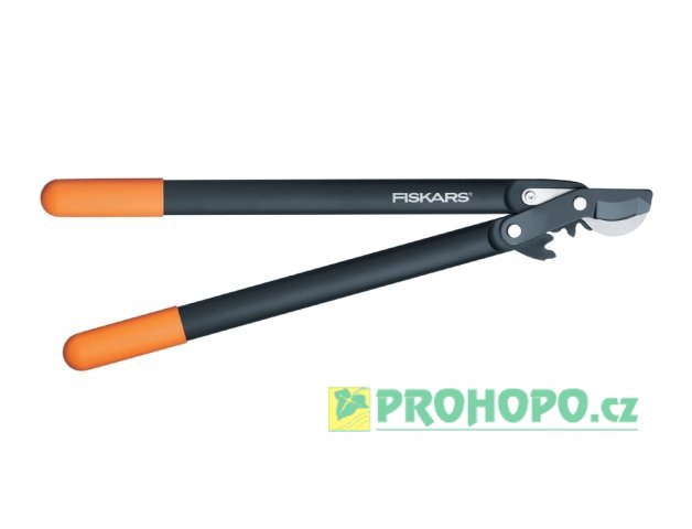 Nůžky Fiskars 112290 na silné větve PowerGear™ L74 převodové, háková hlava (M), dvoučepelové