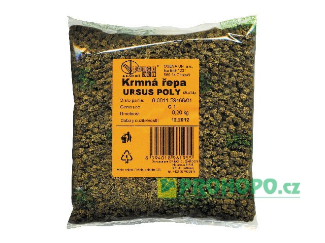 OSEVA UNI Řepa krmná Ursus Poly žlutá 200g - uznané certifikované osivo