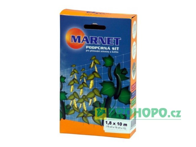Podpůrná síť Marnet 1,8x10m - pro pěstování zeleniny a květin