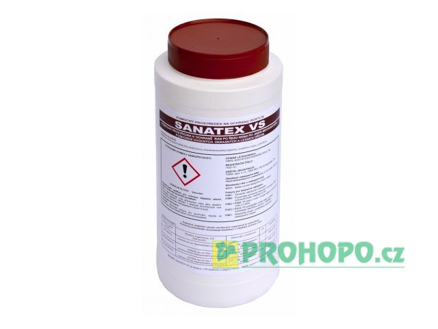 Sanatex VS 2,5kg - k ošetření ran po řezu a jiném poškození ovocných, okrasných a lesních dřevin