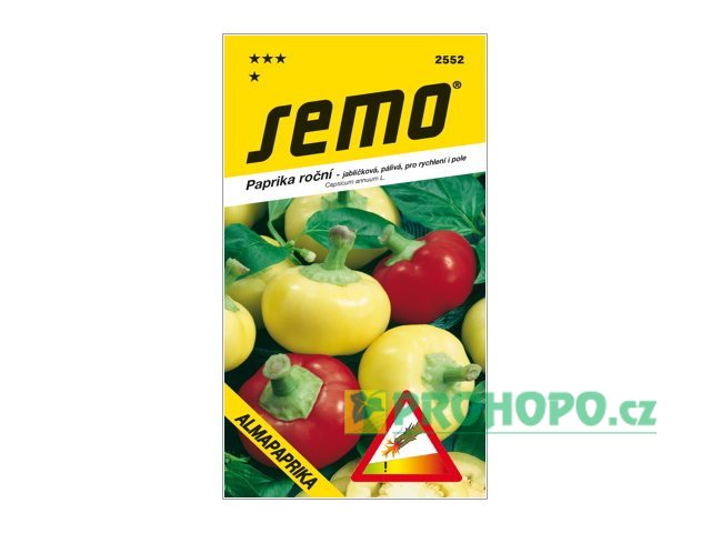 SEMO Paprika zeleninová Almapaprika / Ilika pálivá k rychlení i na pole