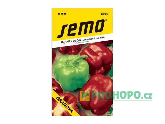 SEMO Paprika zeleninová Granova sladká na pole