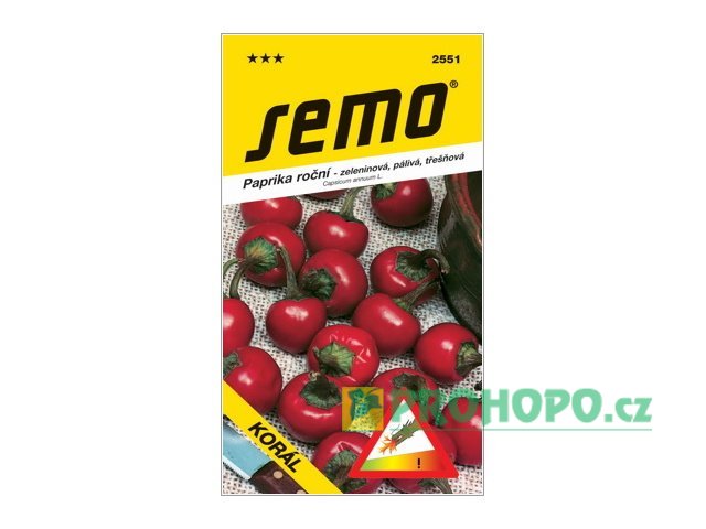 SEMO Paprika zeleninová Korál pálivá na pole