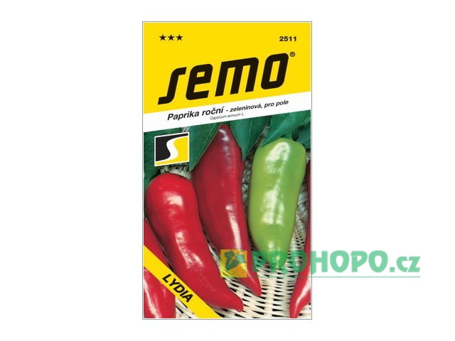 SEMO Paprika zeleninová Lydia sladká na pole