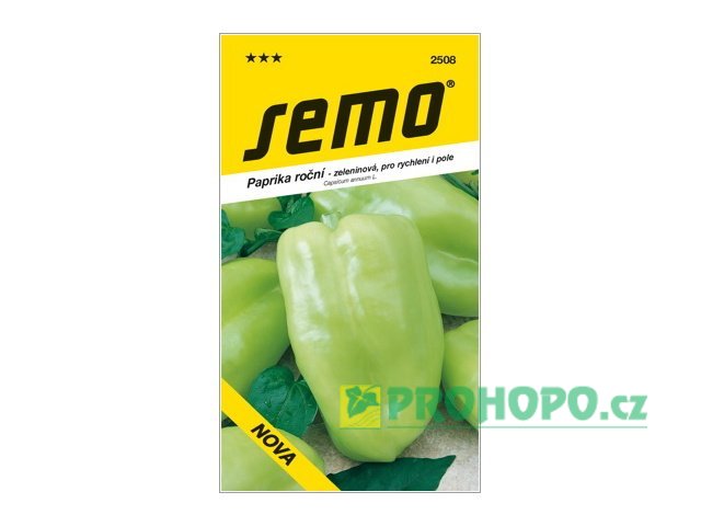 SEMO Paprika zeleninová Nova sladká k rychlení i na pole