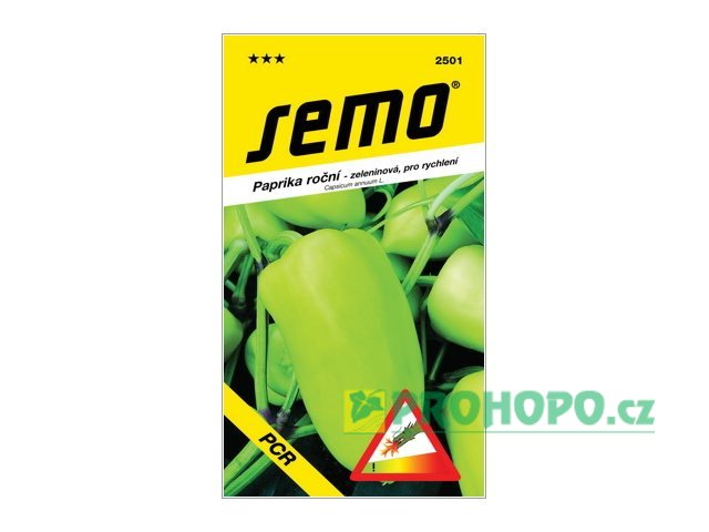 SEMO Paprika zeleninová PCR pálivá k rychlení