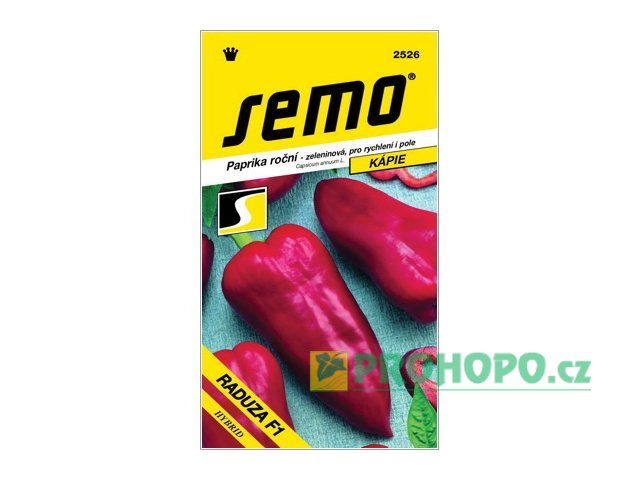 SEMO Paprika zeleninová Raduza F1 sladká k rychlení i na pole