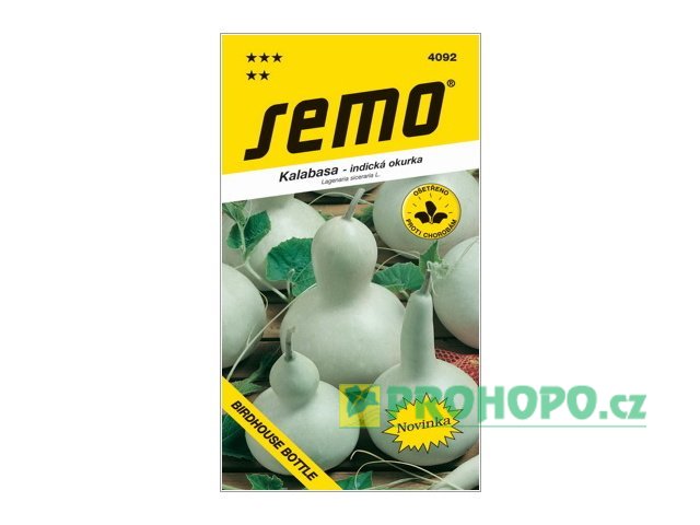 SEMO Tykev kalabasa Birdhouse Bottle do skleníku