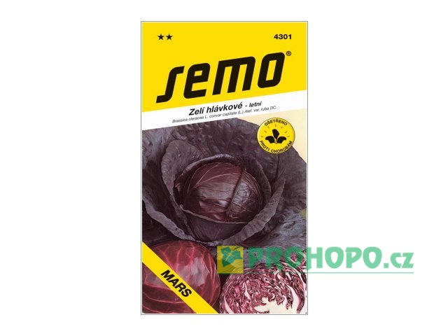 SEMO Zelí hlávkové Mars polorané pro přímý konzum