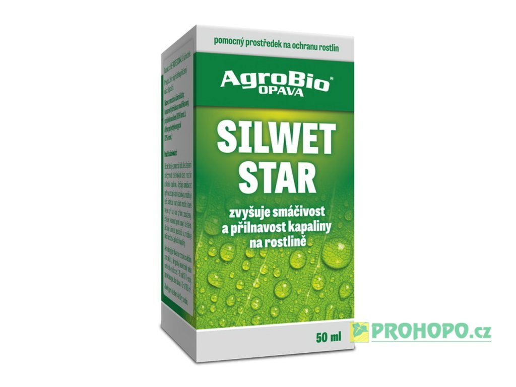 Silwet Star 50ml - ke zlepšení pokryvnosti ošetřených částí rostlin aplikační kapalinou