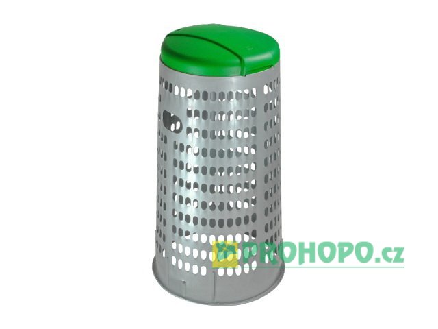 Stojan na odpadkové pytle 110l TATA ECO s víkem zeleným
