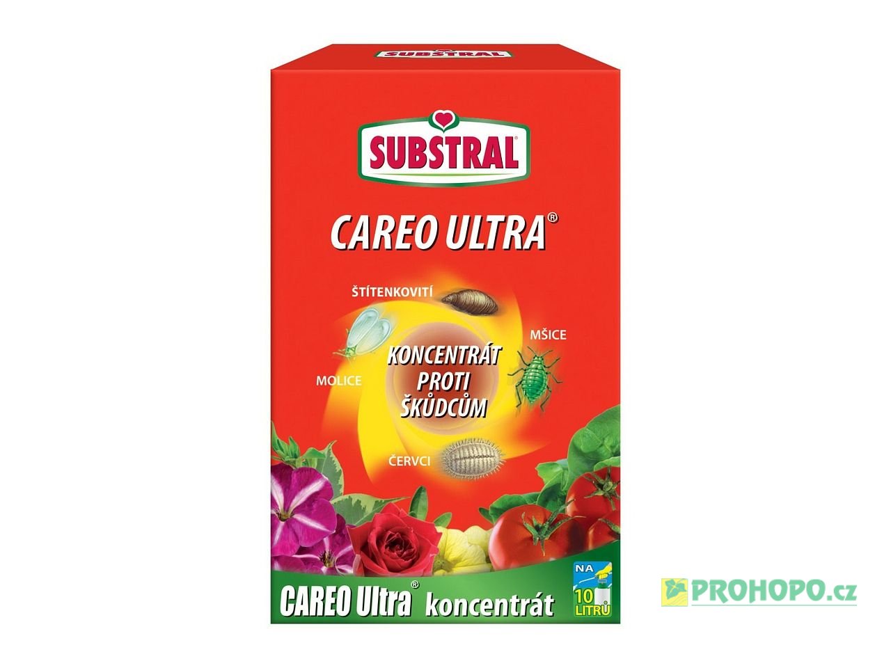 SUBSTRAL Careo Ultra 100ml - proti mandelince a savým škůdcům na okrasných rostlinách a salátu